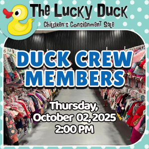 Duck Crew Members (Male Shift) | October 2, 2025 | Thursday | 2:00 PM