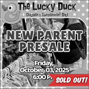 New Parent Presale | October 3, 2025 | Friday | 6:00 PM