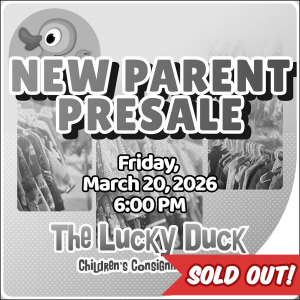 New Parent Presale | March 20, 2026 | Friday | 6:00 PM